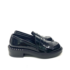 Metisse Mocassino in Pelle Abrasivata Nero