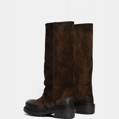 Metisse Biker in Camoscio Testa di Moro