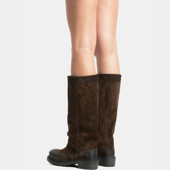 Metisse Biker in Camoscio Testa di Moro