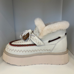 Nan-Ku DFH-11P Stivaletti Donna White