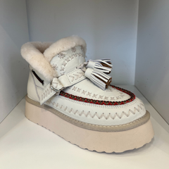 Nan-Ku DFH-11P Stivaletti Donna White