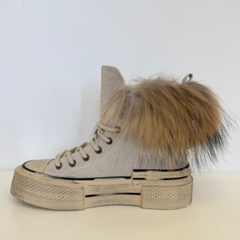 Nan-Ku EFD-04C Sneakers Donna Beige