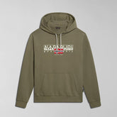Napapijri Felpa con Cappuccio Aylmer Green Lichen