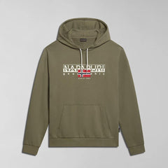 Napapijri Felpa con Cappuccio Aylmer Green Lichen