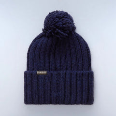 Napapijri Berretto Semiury con Pompon Blu Marine
