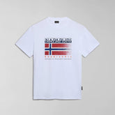 Napapijri T-Shirt Kreis Bright White