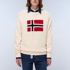 Napapijri Mura NP0A891U Maglione Uomo Beige Dimity