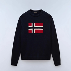 Napapijri Mura NP0A891U Maglione Uomo Blu Marine