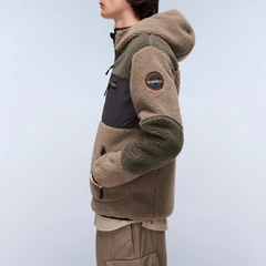 Napapijri Yupik NP0A4GNS Felpa in Pile Uomo CB MCD