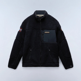 Napapijri Yupik NP0A4GNT Felpa in Pile Uomo Black
