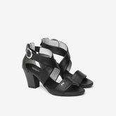 NeroGiardini Sandalo in Pelle Nero
