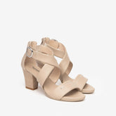 NeroGiardini Sandalo in Pelle Sabbia