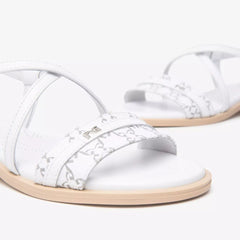 NeroGiardini Sandalo in Pelle Bianco