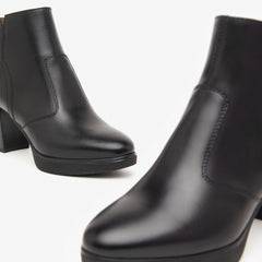 NeroGiardini Tronchetto Nero in Pelle