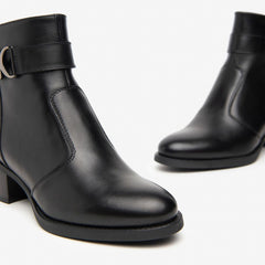 NeroGiardini Tronchetto Nero in Pelle