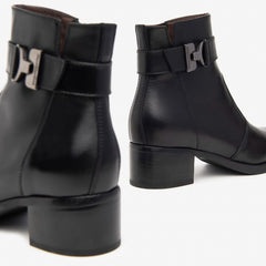 NeroGiardini Tronchetto Nero in Pelle