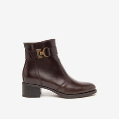 NeroGiardini Tronchetto Testa di Moro in Pelle