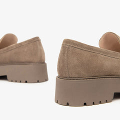 NeroGiardini Mocassino Argilla in Camoscio