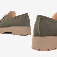 NeroGiardini Mocassino Bosco in Camoscio