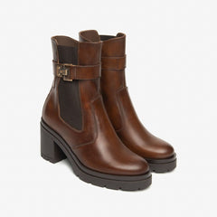 NeroGiardini I514791D Stivaletti Chelsea Donna Testa Di Moro