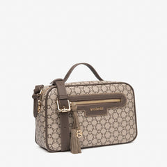 NeroGiardini I544063D Borsa a Mano Donna Ecru