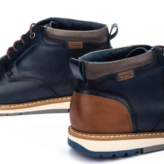 Pikolinos Polacchino Berna in Pelle Blu