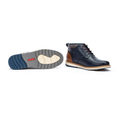 Pikolinos Polacchino Berna in Pelle Blu