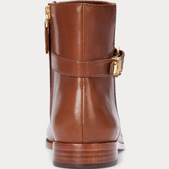 Ralph Lauren Stivaletto Brooke in Pelle Tan