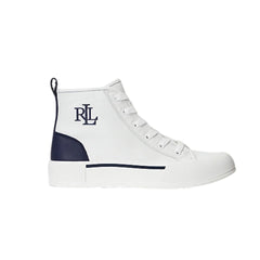 Ralph Lauren Dakota Sneakers High Top Lace  White/Navy