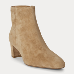 Ralph Lauren Demi 802974504001 Stivaletti in Camoscio Donna Camel