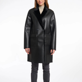 Rino & Pelle Ivon 7002512 Cappotto Reversibile Donna Black