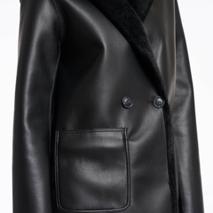 Rino & Pelle Ivon 7002512 Cappotto Reversibile Donna Black