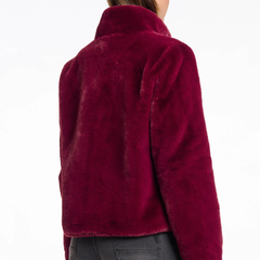 Rino & Pelle Vie 7002511 Giacca in Pelliccia Sintetica Donna Sugar Plum