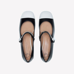 Roberto Festa Selene Décolleté Nappa Cream/Nappa Nero