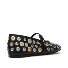 Steve Madden Ballerina Rejoice-S Nero Argento Oro