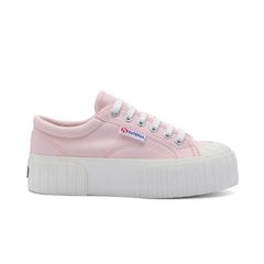Superga 2631 Stripe Platform Scarpe Pink Ish-FAvorio