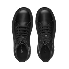 Superga 3051 Stivaletto Alpina Apex High Vegan Material Total Black