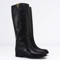 The Icona Stivale in Pelle Nero