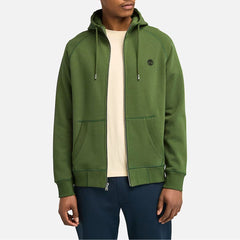 Timberland Felpa con Cappuccio e Zip Exeter River Verde