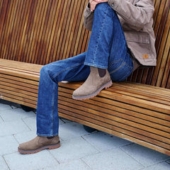 Timberland Stivale Chelsea Britton Road Mid Medium Brown Nubuck