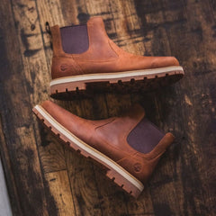 Timberland Stivale Chelsea Britton Road Mid Rust Full Grain