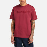 Timberland T-Shirt Embroidery Rossa