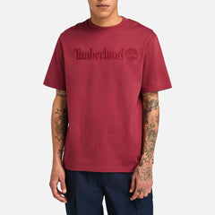 Timberland T-Shirt Embroidery Rossa