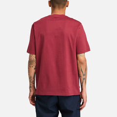 Timberland T-Shirt Embroidery Rossa