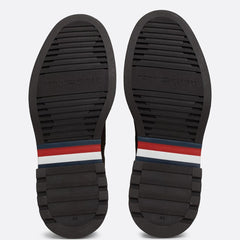 Tommy Hilfiger Stivaletto Chelsea in Camoscio Dark Coffee