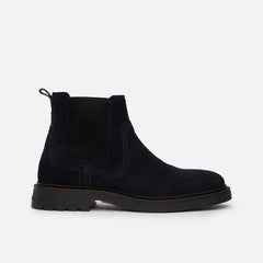 Tommy Hilfiger Stivaletto Chelsea in Camoscio Desert Sky