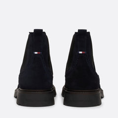 Tommy Hilfiger Stivaletto Chelsea in Camoscio Desert Sky