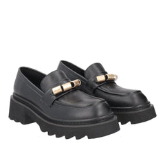 Tosca Blu Mocassino Shasta in Pelle Nero