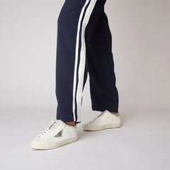 Tosca Blu Sneakers Sirius con Microstrass Latte/Argento