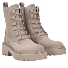 Tosca Blu Lea S372 Stivaletti in Pelle Scamosciata Donna Fango